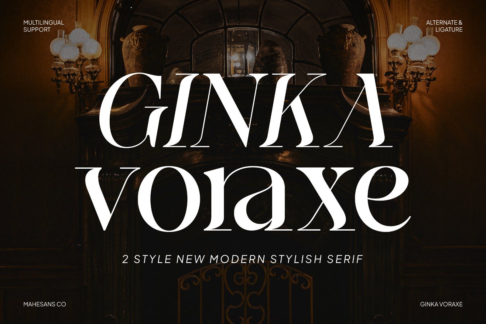 Ginka Voraxe – Modern Stylish Serif — image 1