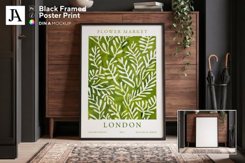 Black Framed Poster | DIN A PSD