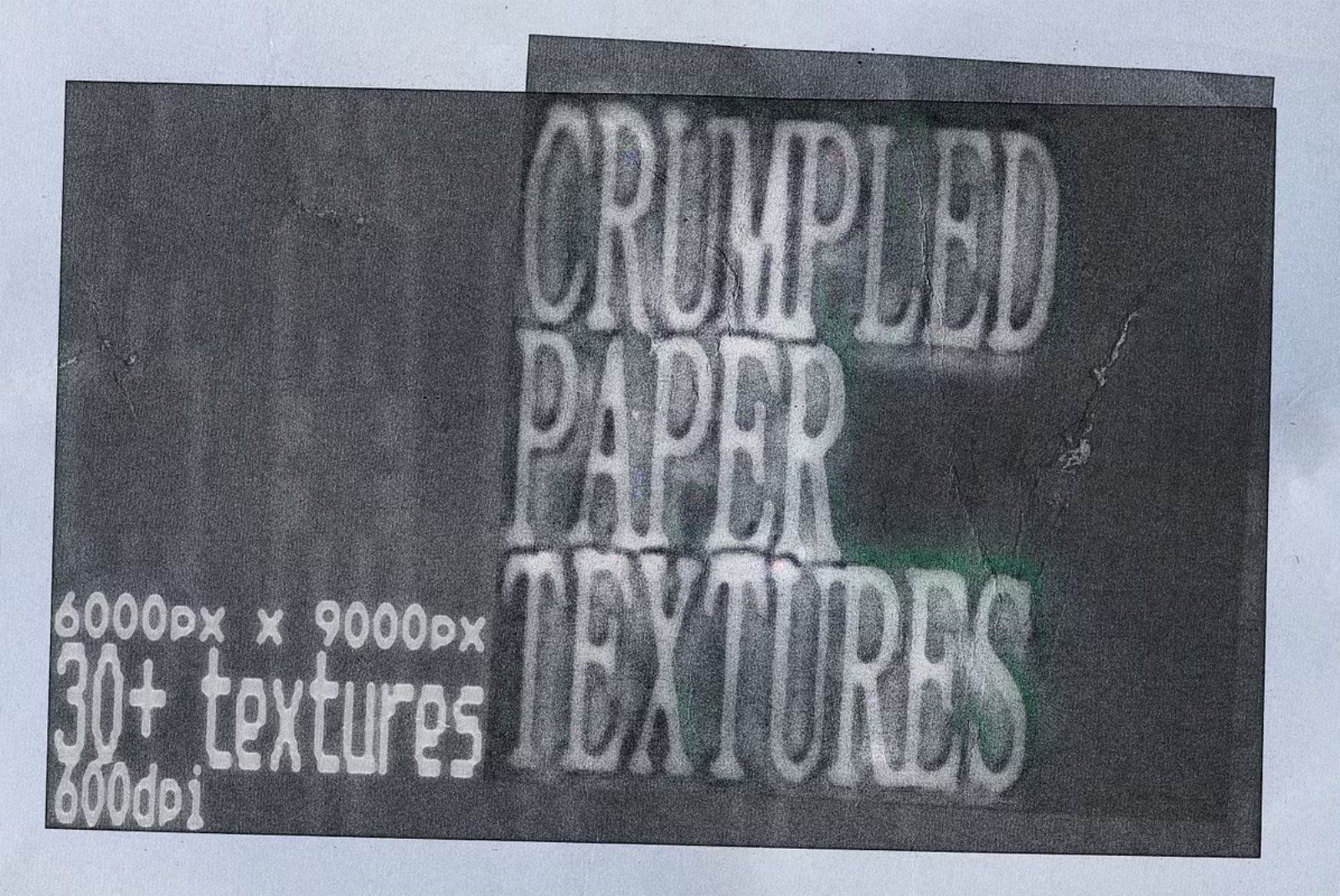 Crumpled archive paper textures — image 1