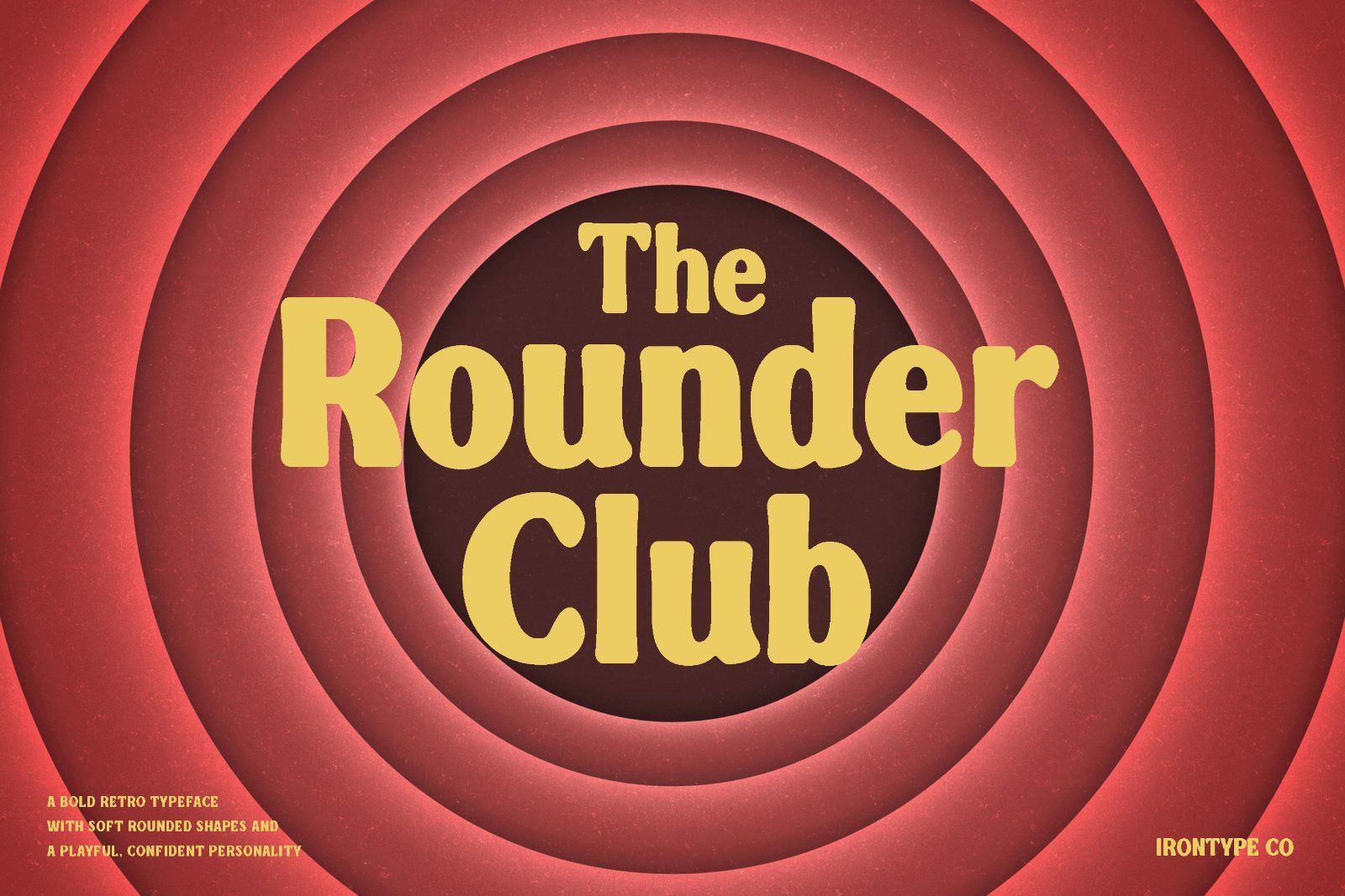 Rounder Club - Retro Bold Typeface — image 1