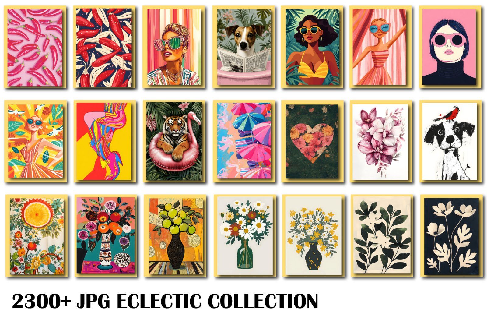 Eclectic Wall Art Collection Entire Shop Sale, Bundle Wall Art, Aesthetic wall posters, Wall Art, De — image 2