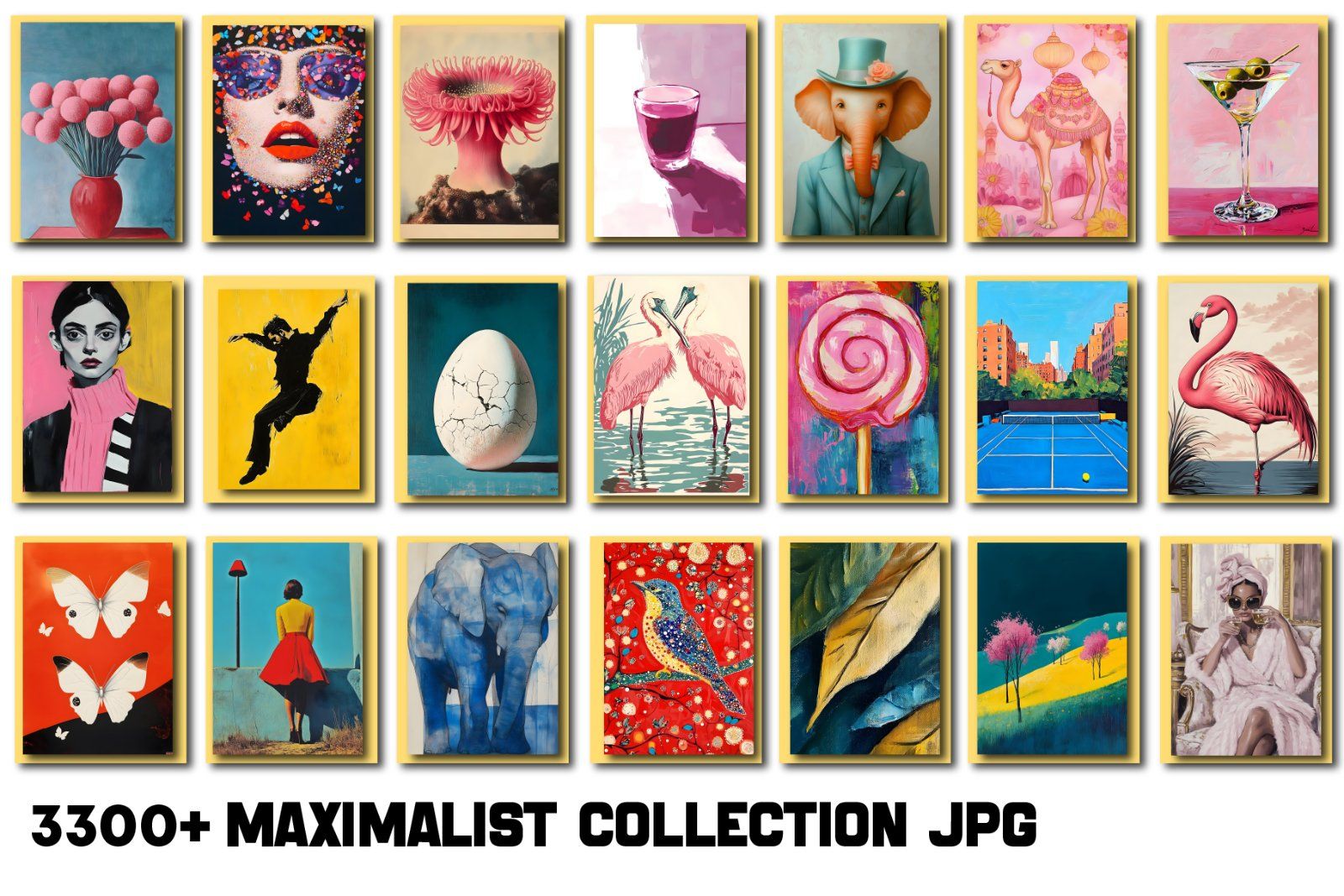 Maximalist Wall Art Collection Entire Shop Sale, Bundle Wall Art, Aesthetic wall posters, Wall Art, — image 2