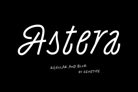 Astera Handwritten Script Font