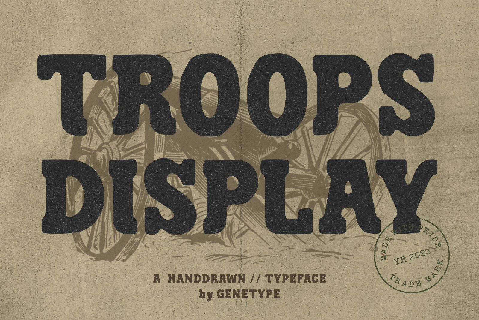 Troops Retro&nbsp;Typeface — image 1