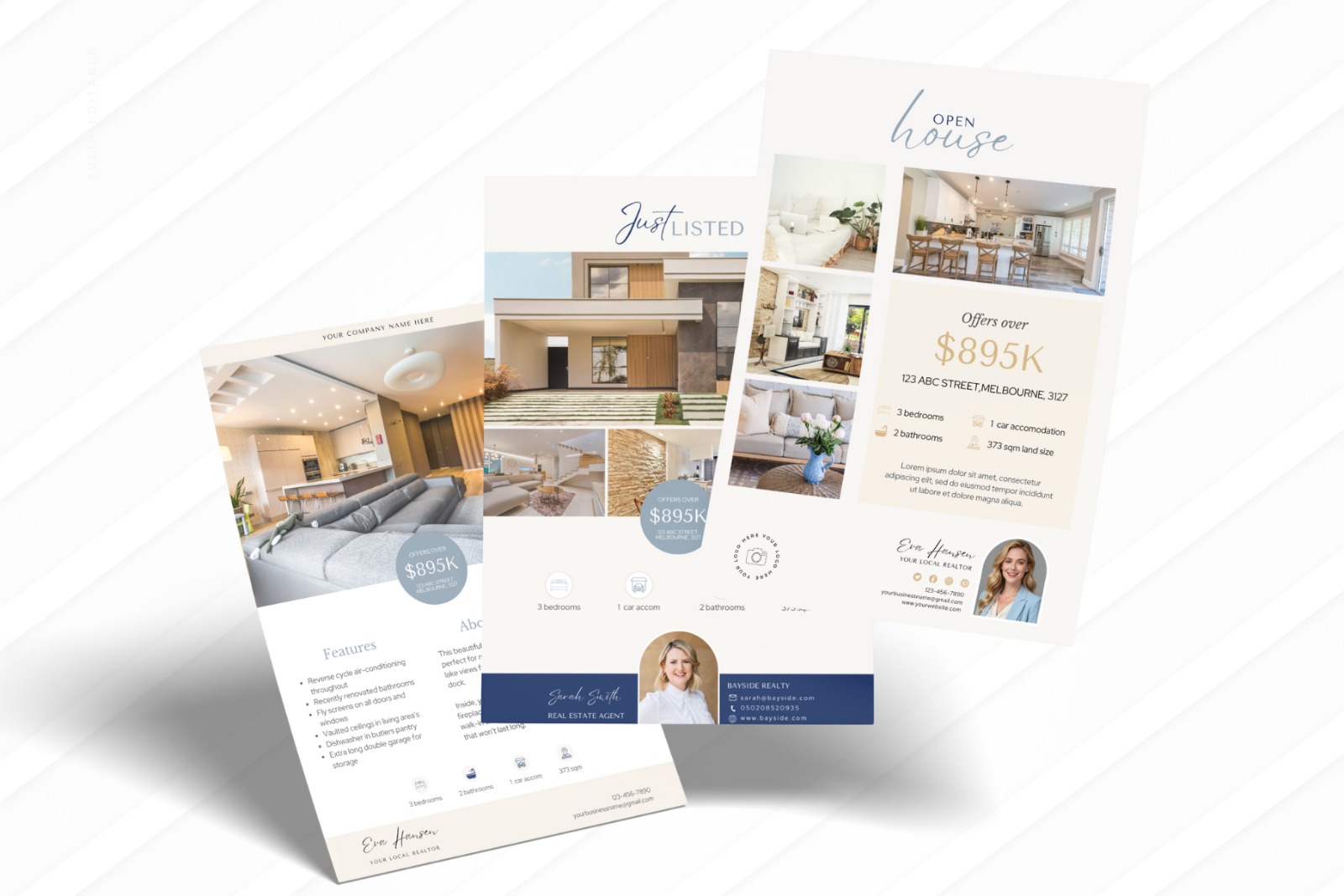 10 Real Estate Flyer Canva Templates — image 1
