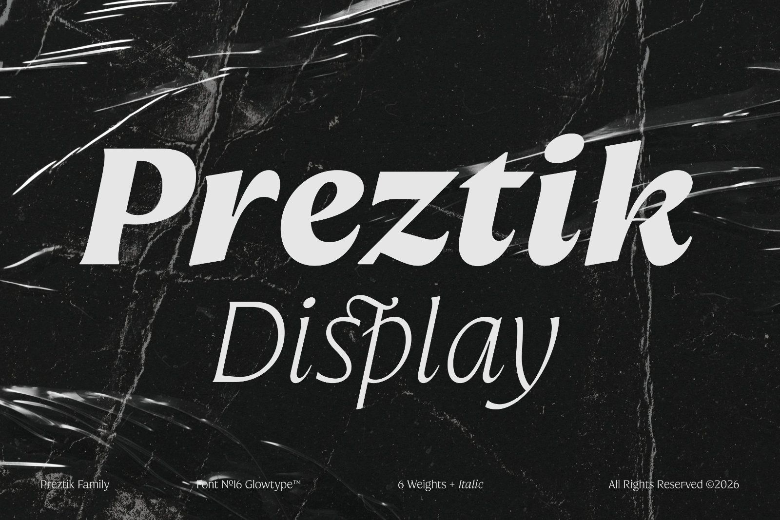 Preztik Display Typeface — image 1