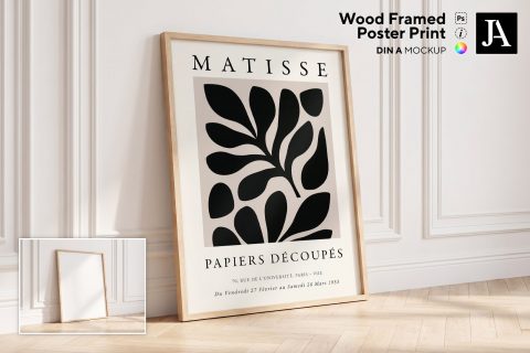 Wood Framed Poster | DIN A PSD