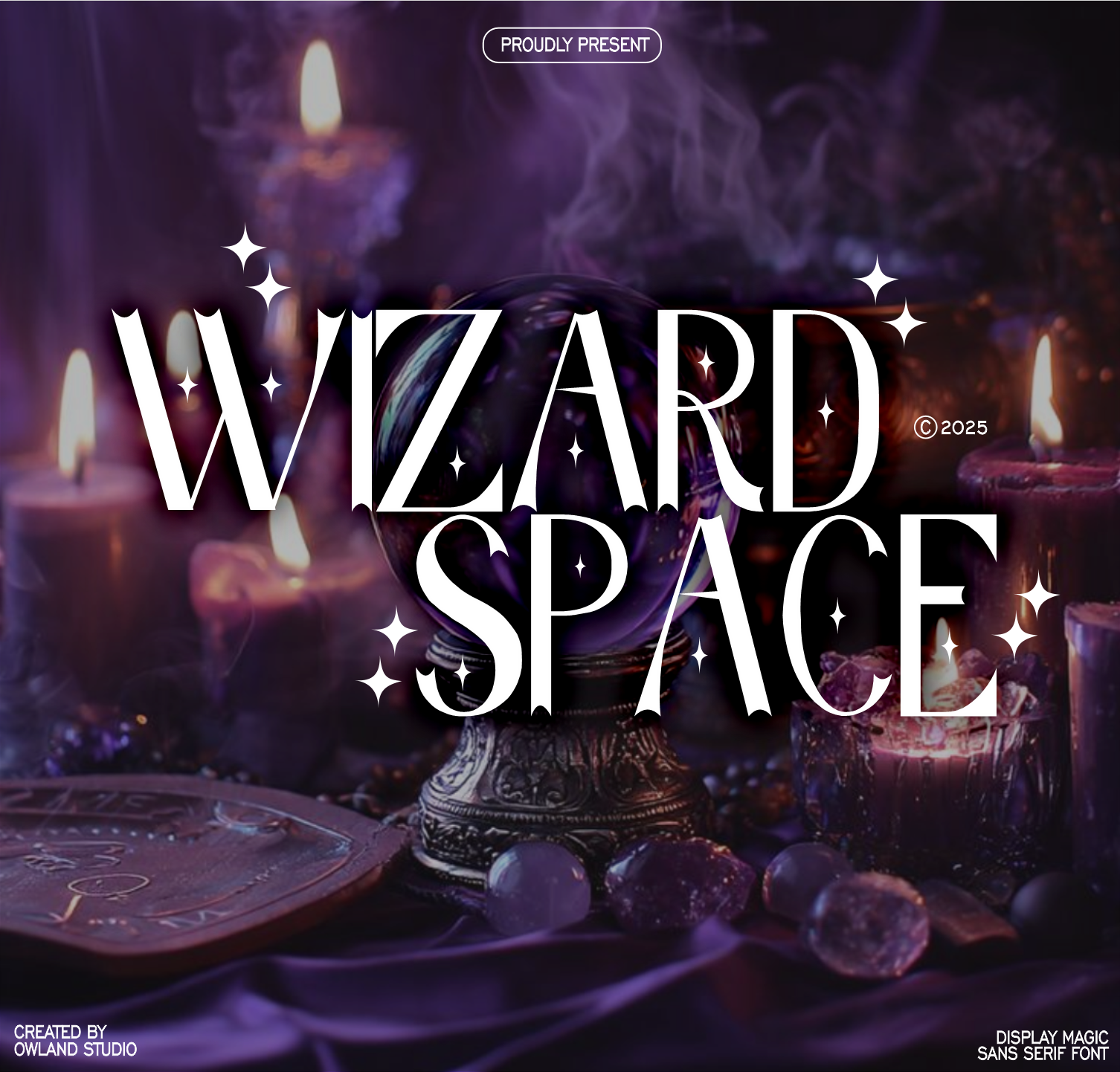 WIZARD SPACE - MAGIC SANS SERIF FONT — image 1