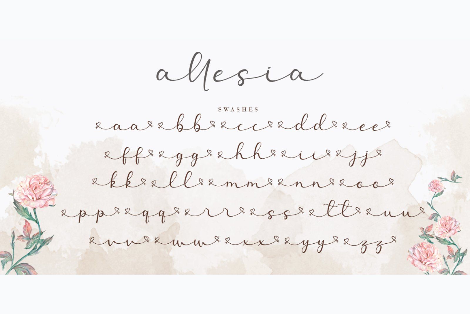 Allesia gorgeous handwritten font wedding font — image 6