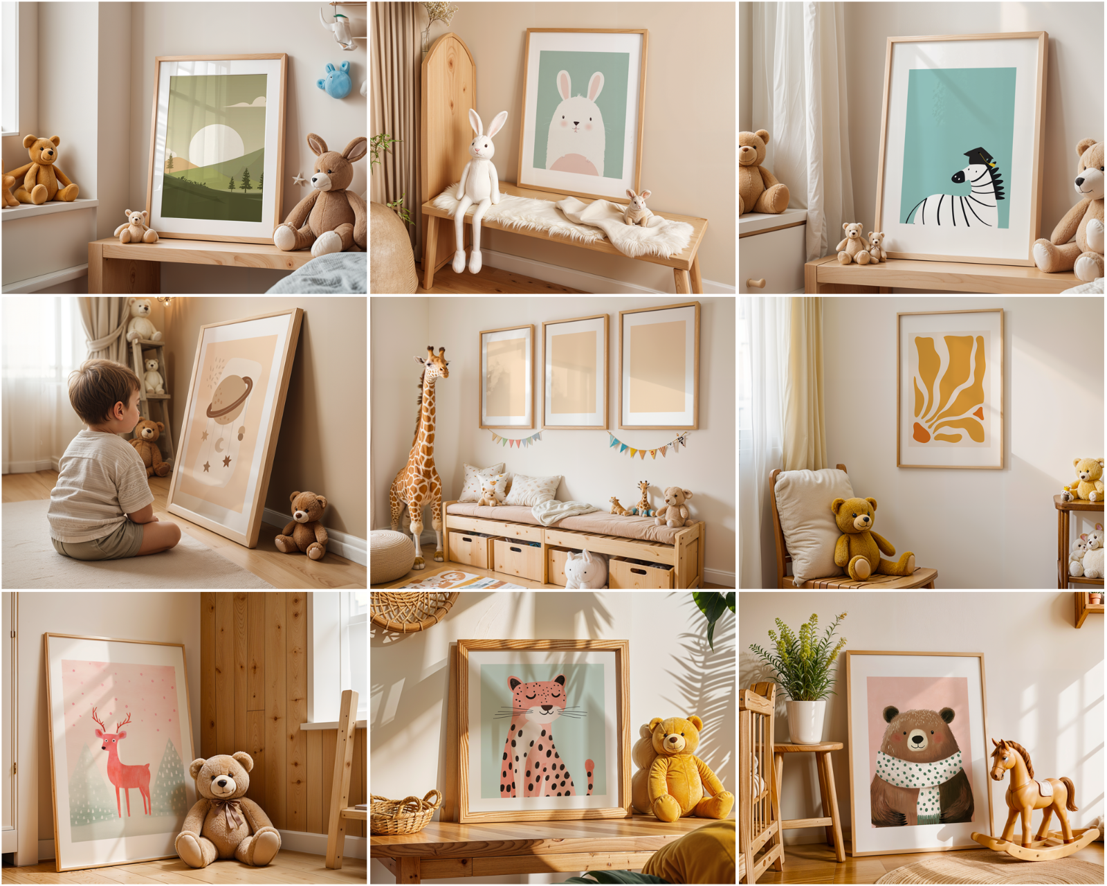 Nursery Frame Mockup Bundle: 30 PSD Files, Wall Art Mockups (Digital Download) — image 2