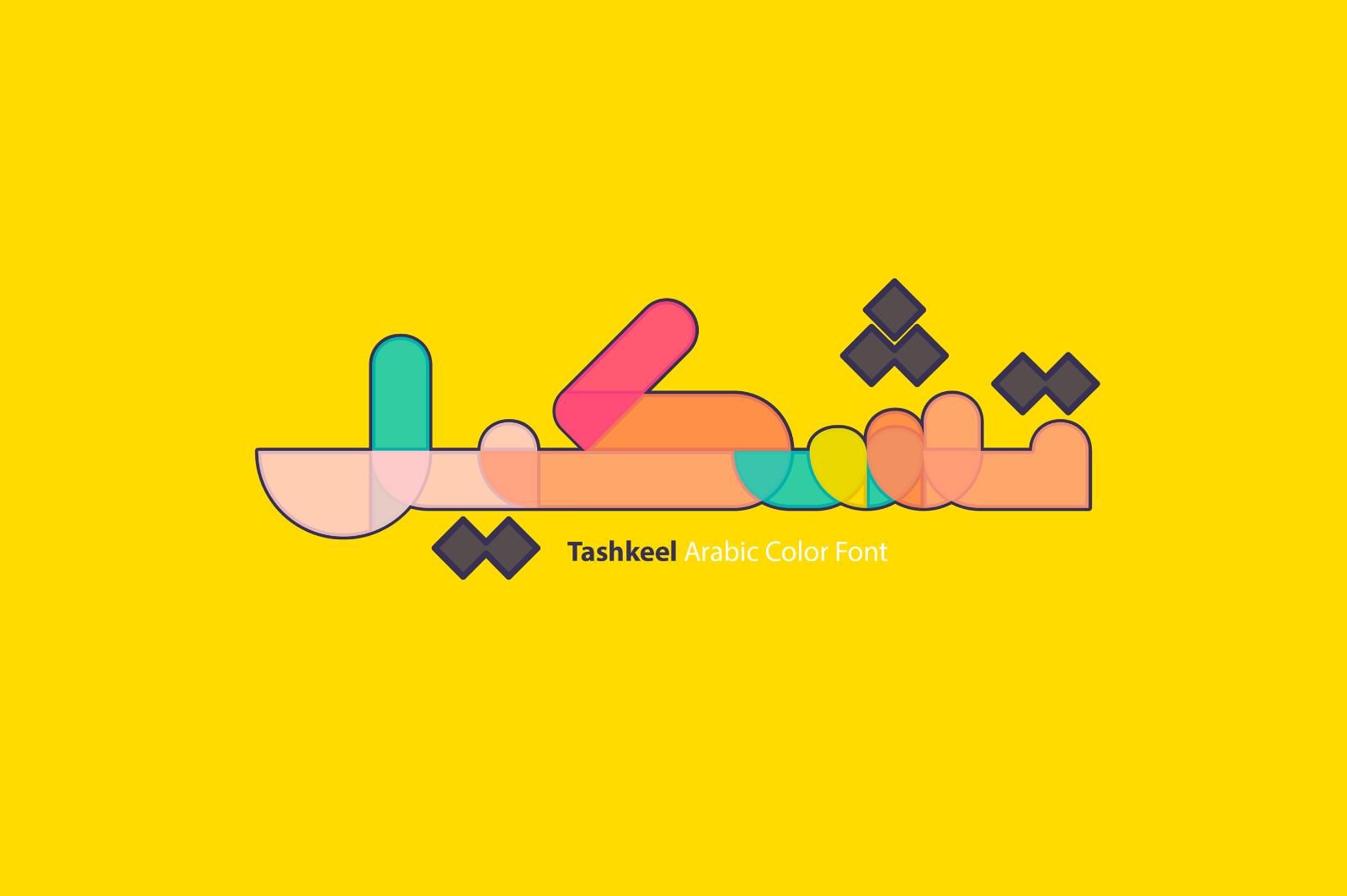 Tashkeel - Arabic Color Font — image 1