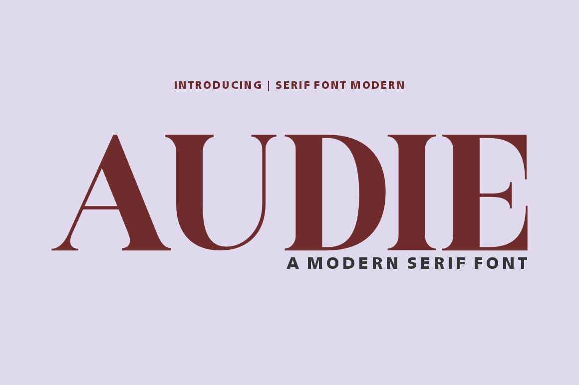 Audie serif — image 1