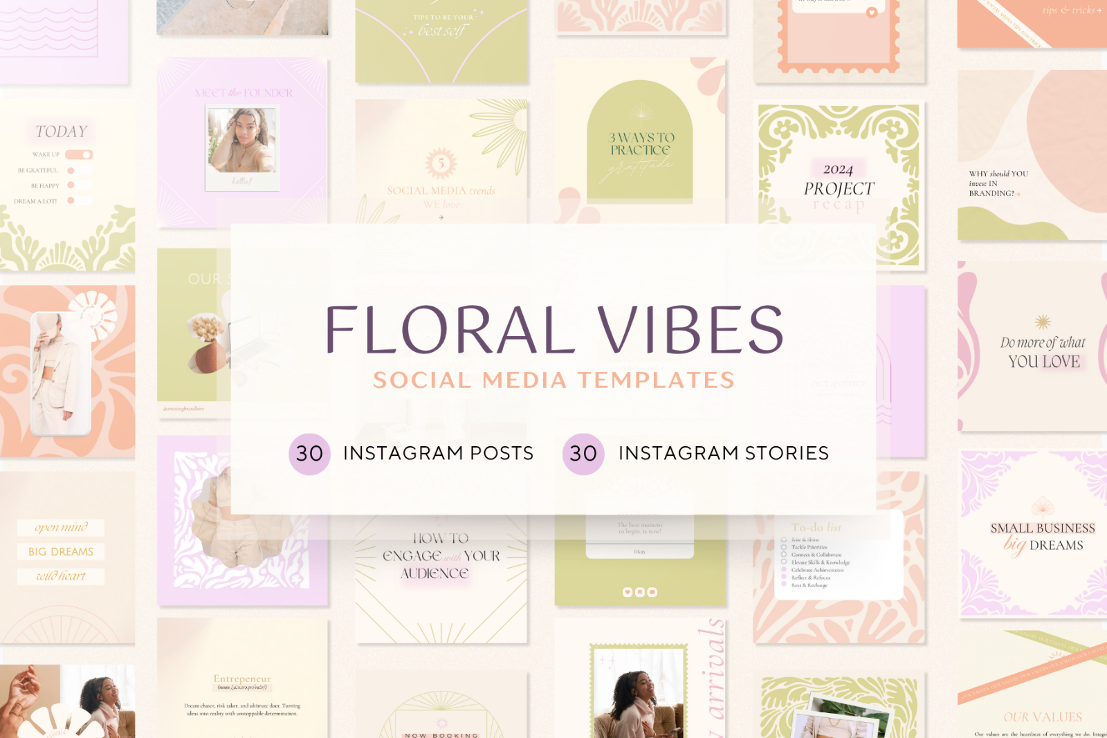 60 Social Media Canva Templates — image 1