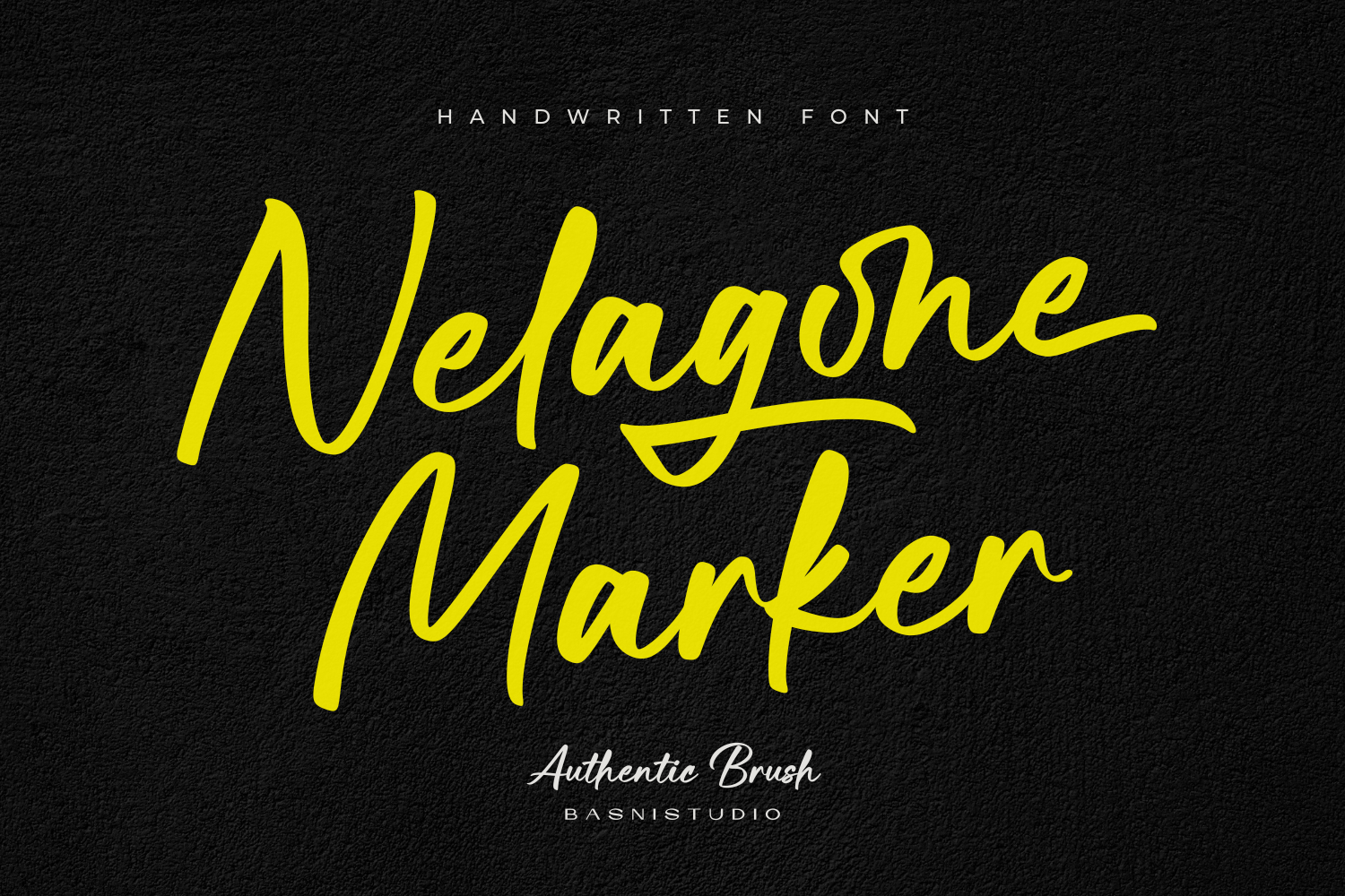 Nelagone Marker – Casual Marker Font — image 1