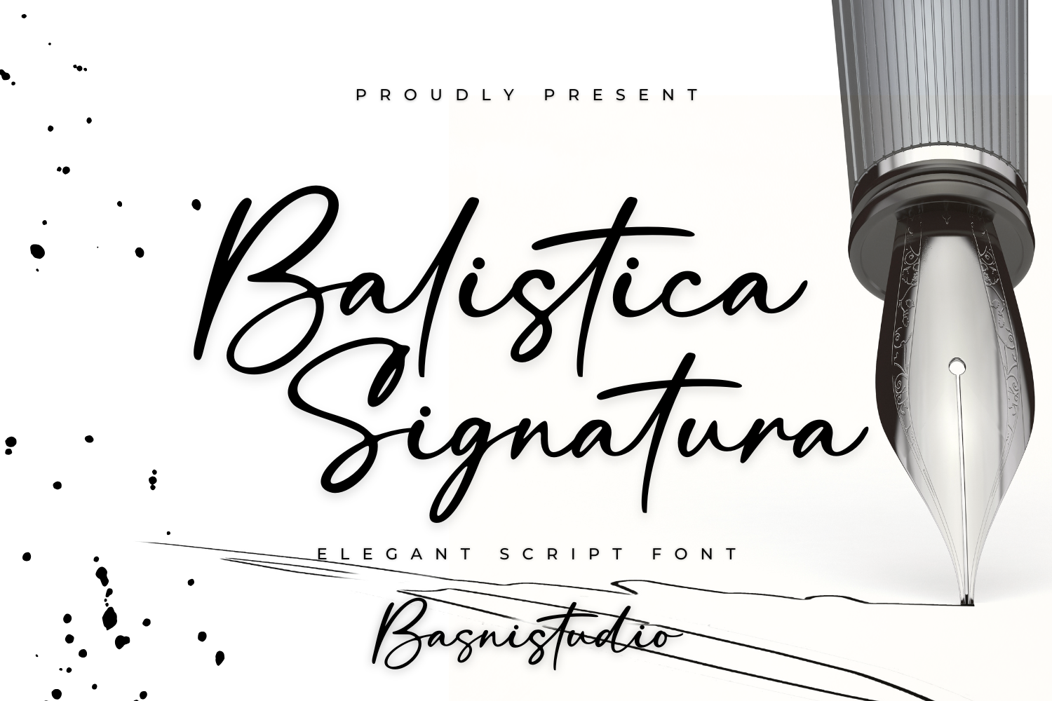 Balistica Signature Font — image 1