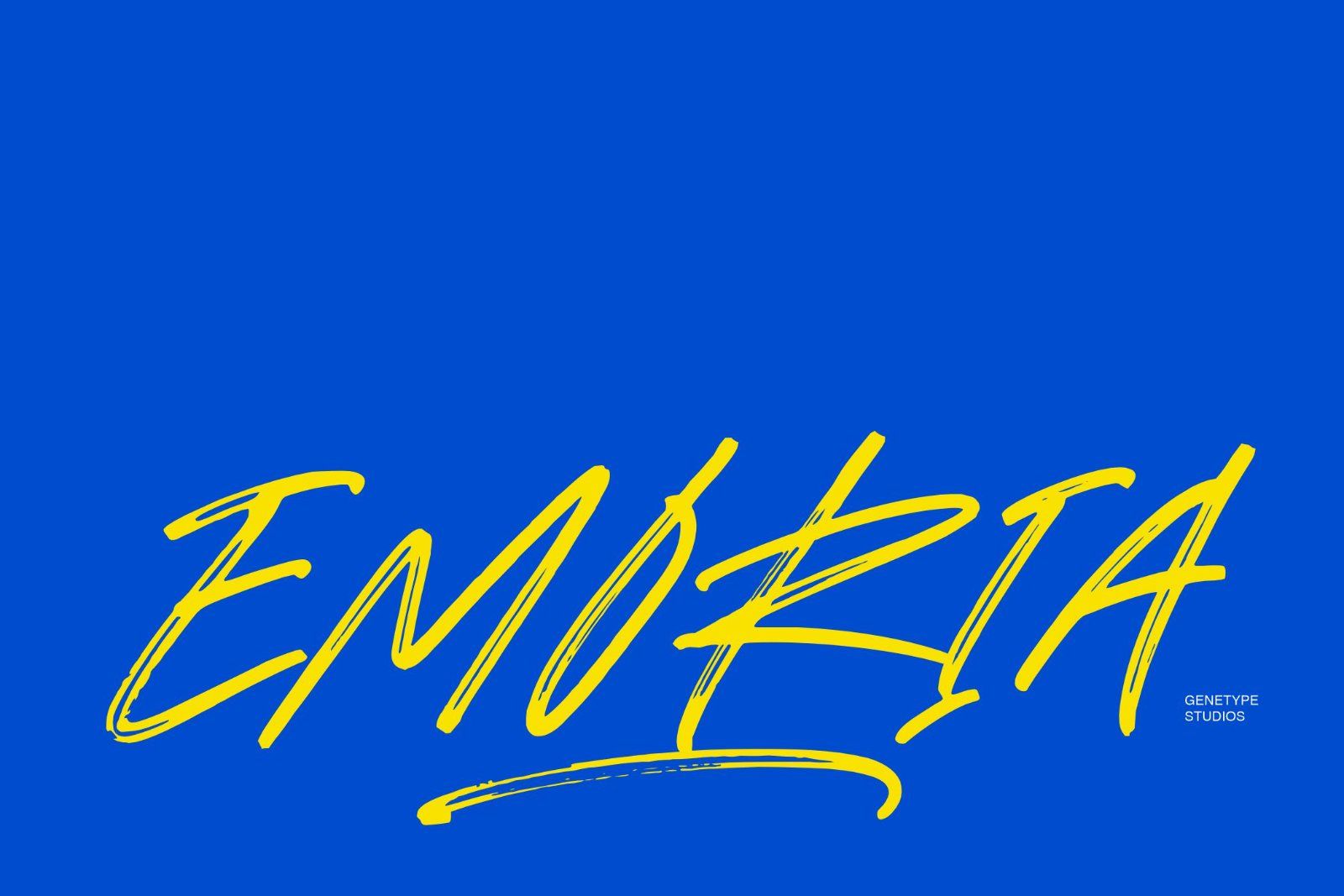Emoria – Hand-Brushed Expressive Script Font — image 1