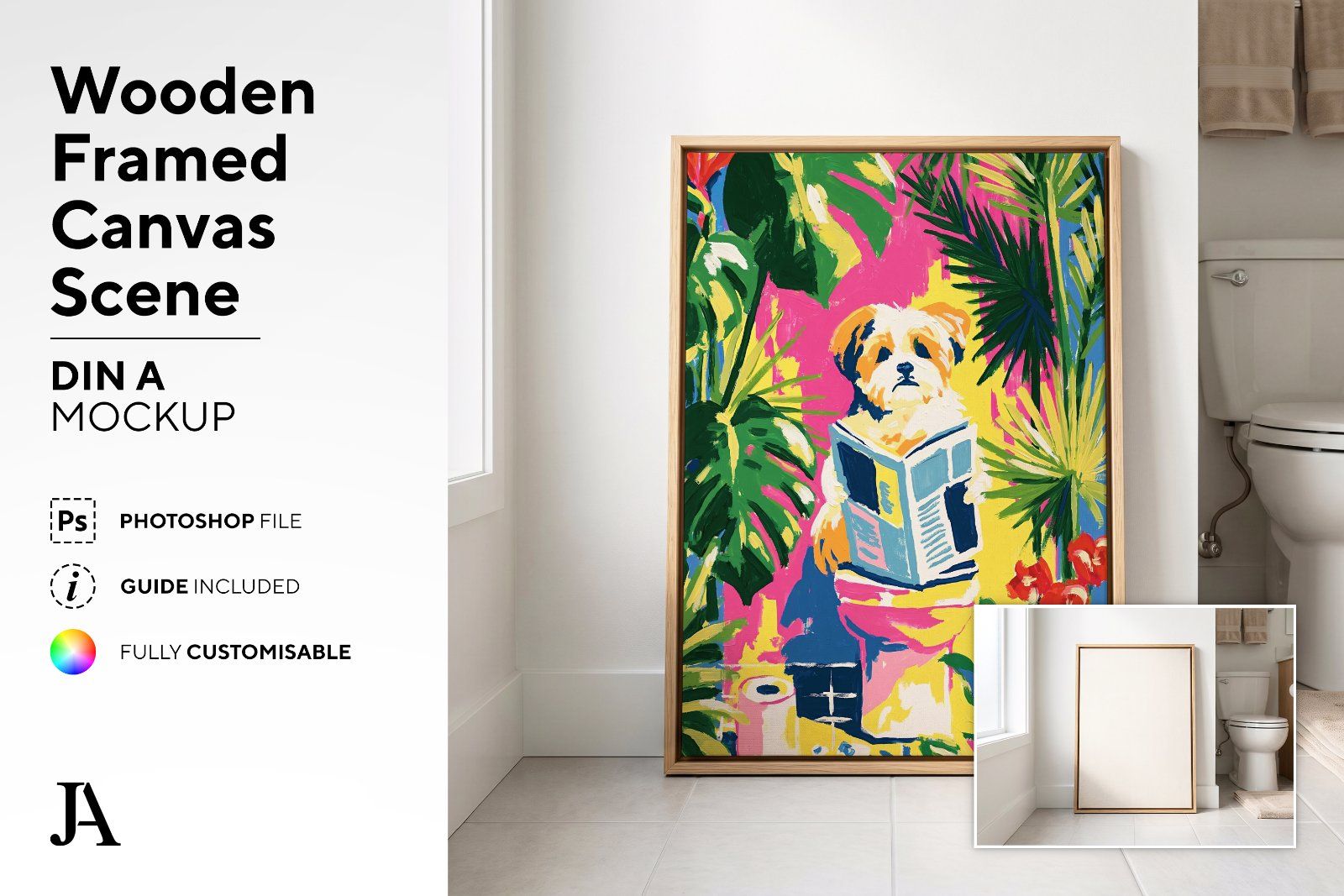 Wooden Framed Canvas | DIN A PSD — image 2