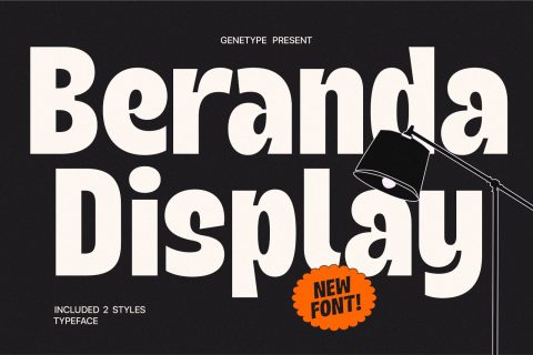 Beranda Display Font