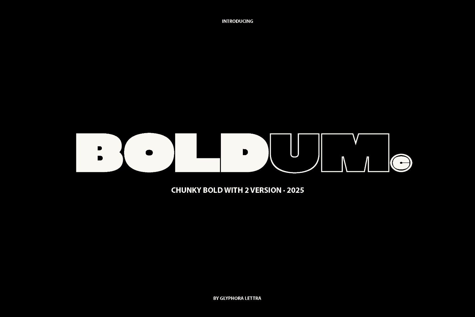 Boldum - Bold Display Sans Serif Font — image 1