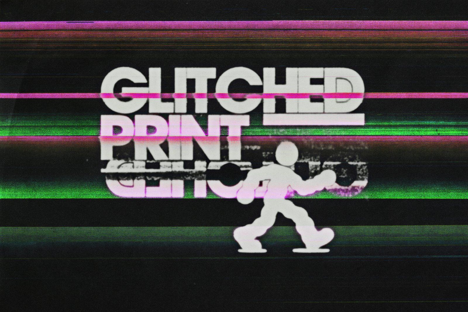 GLITCHED PRINT TEXTURE PACK — image 1