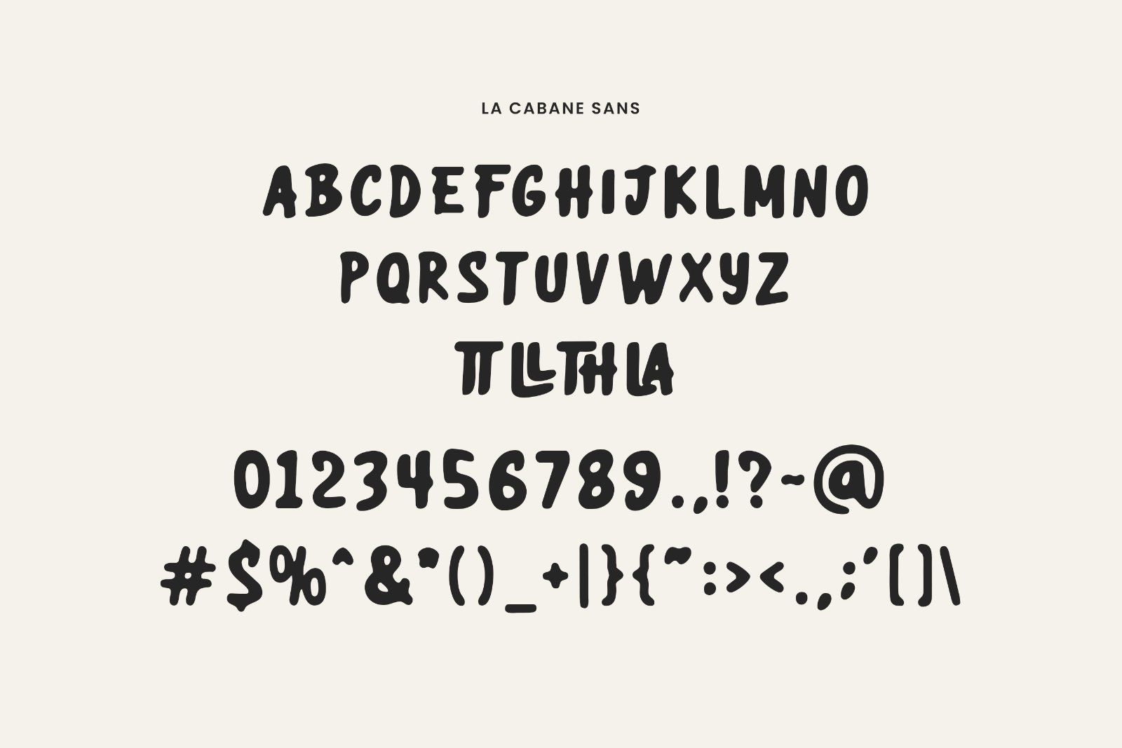 The La Cabane Vintage Duo Font — image 10