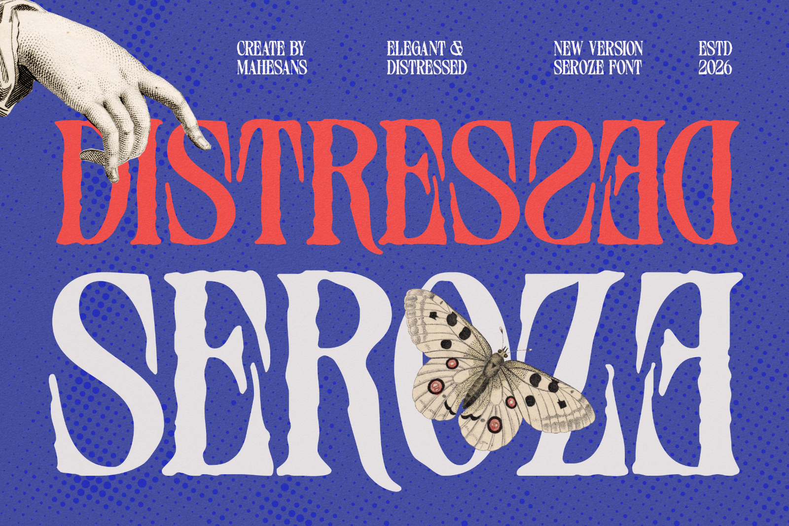 Distressed Seroze – Elegant Serif — image 1