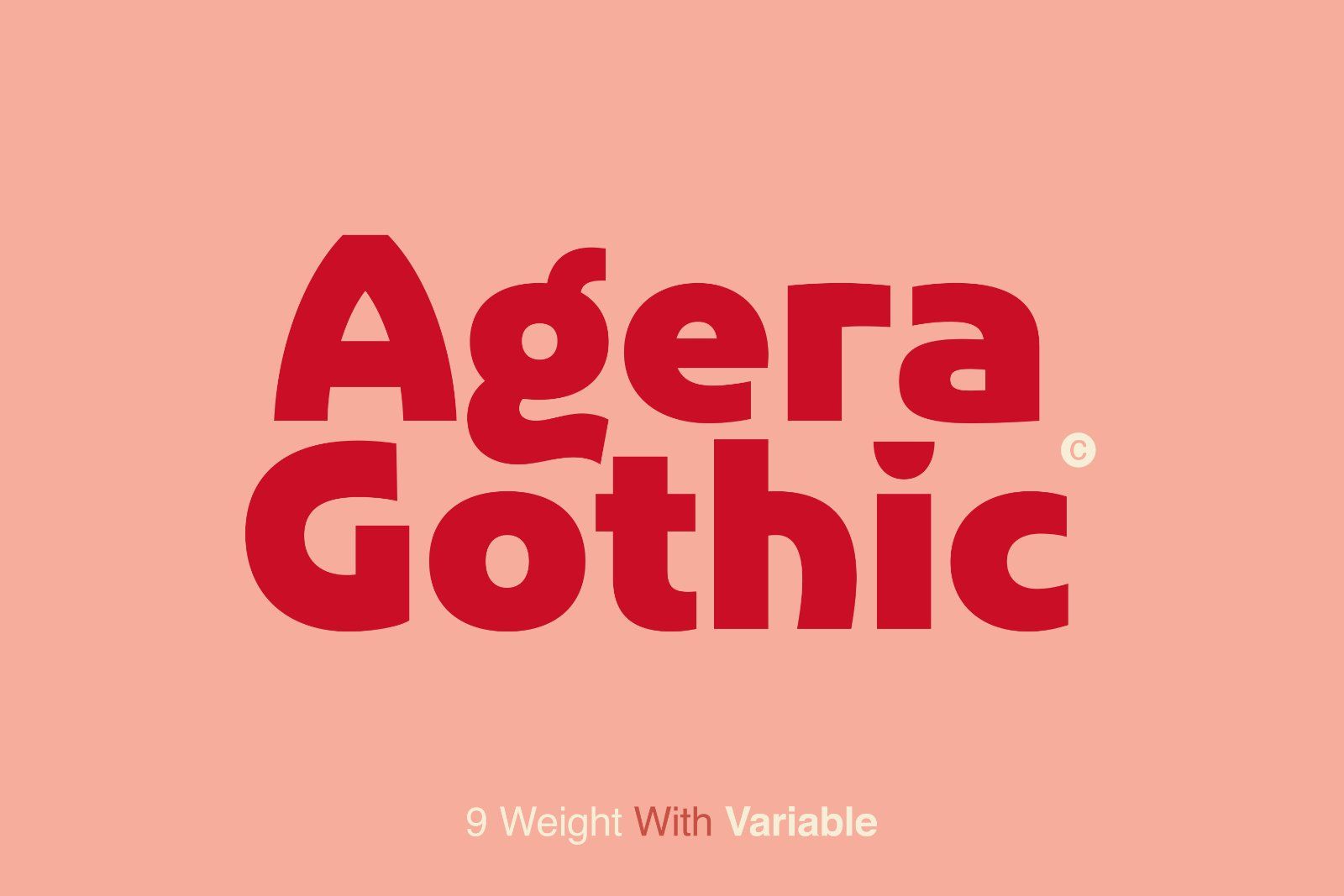 Agera Gothic — image 1