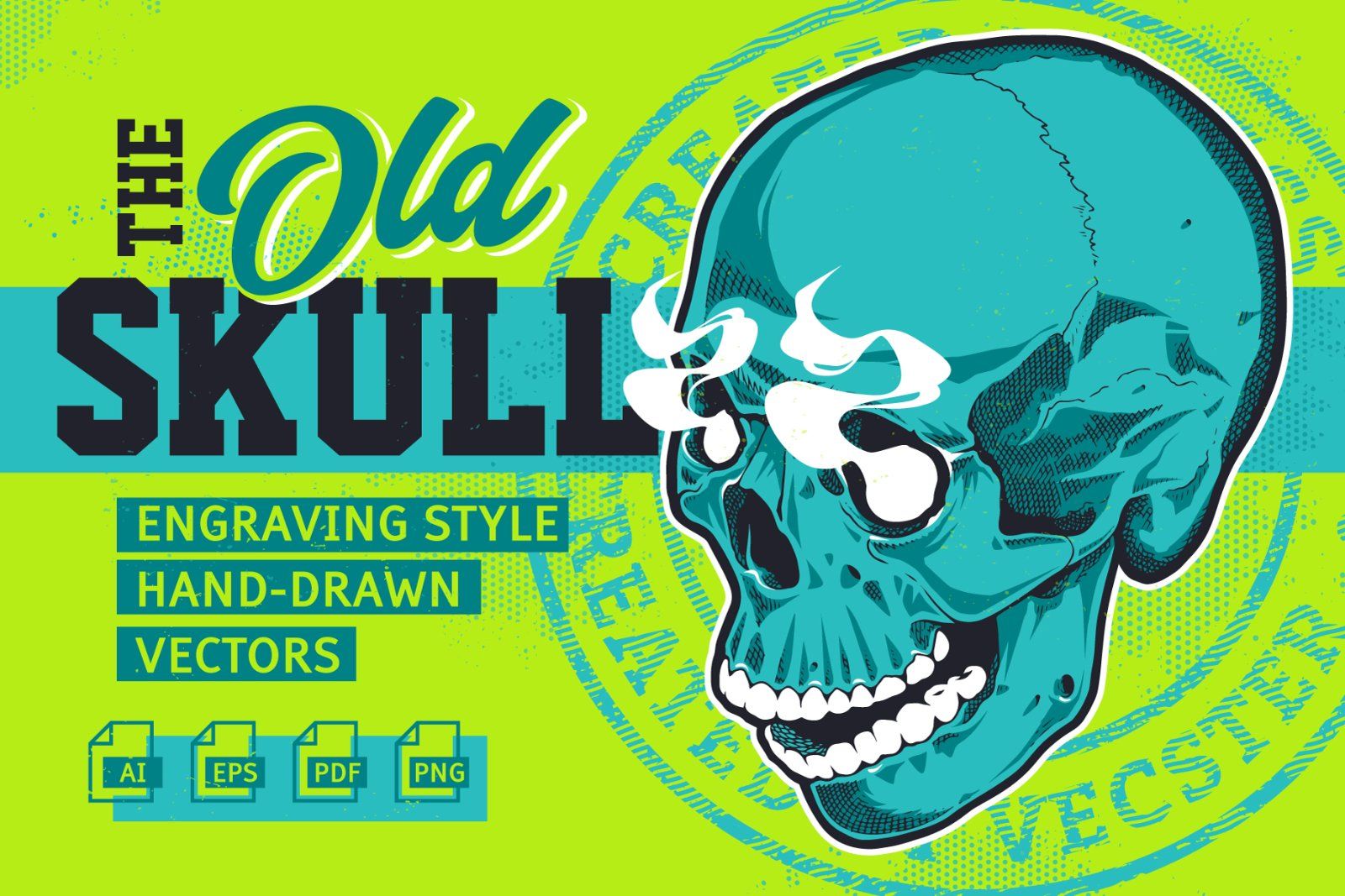 Vintage Vector Skulls Pack — image 1