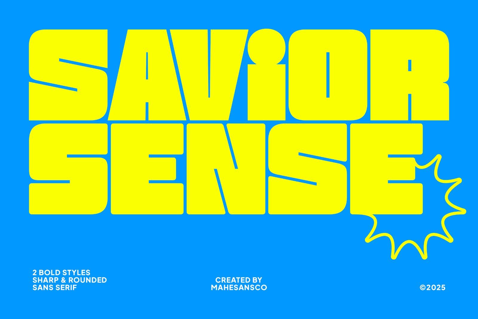 Savior - 2 Styles Bold Sans Serif — image 1