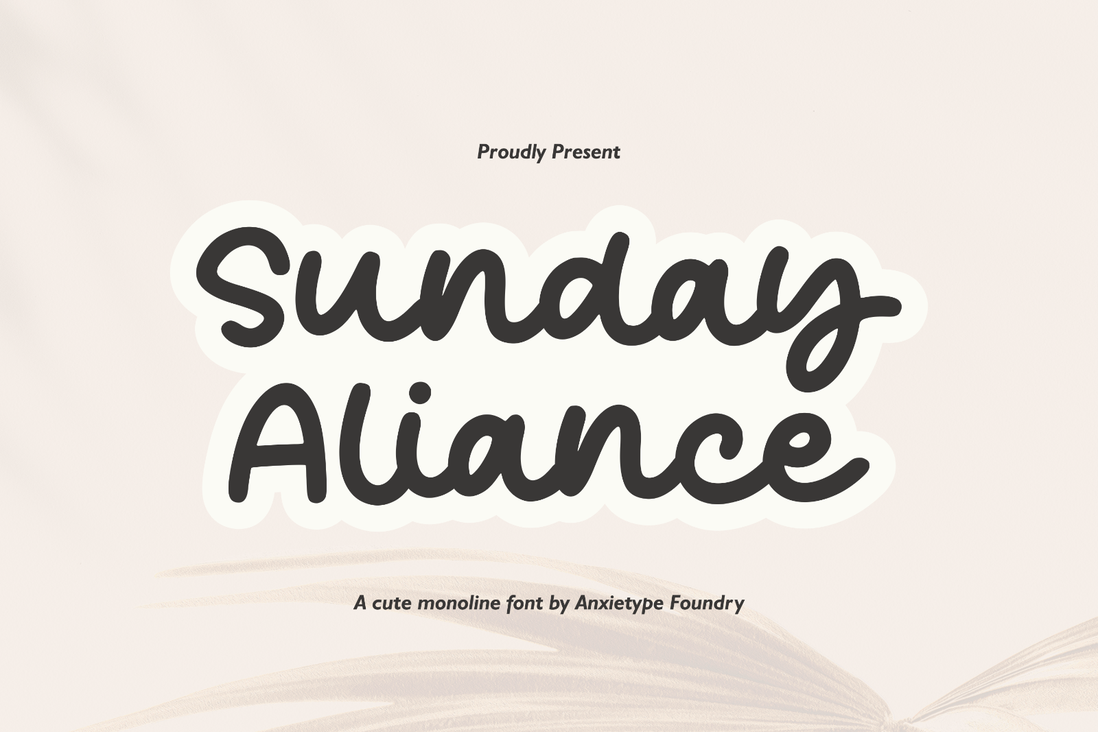 Sunday Aliance - Cute Monoline Font — image 1