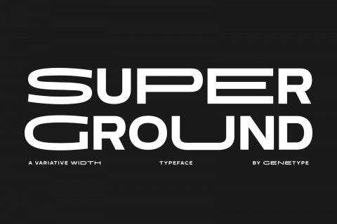 Super Ground&nbsp;Typeface