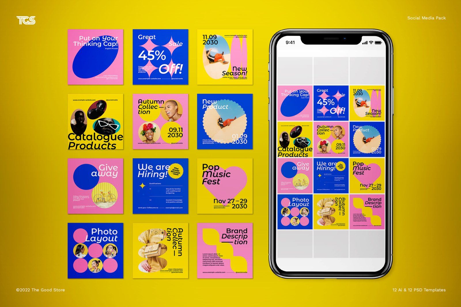 Geometric Basic Shapes Social Media — image 1