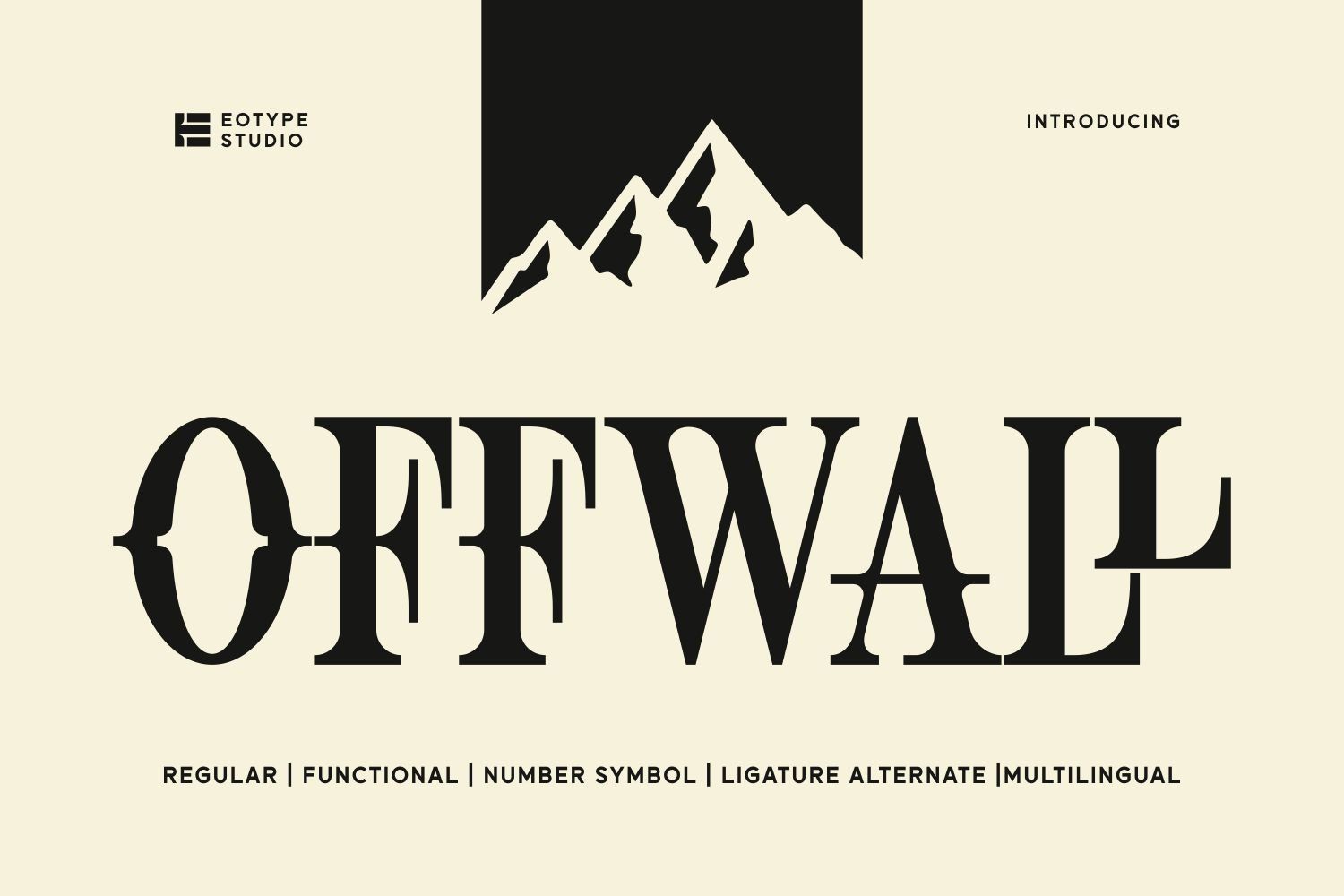 OFFWALL – Display Serif Typeface — image 1