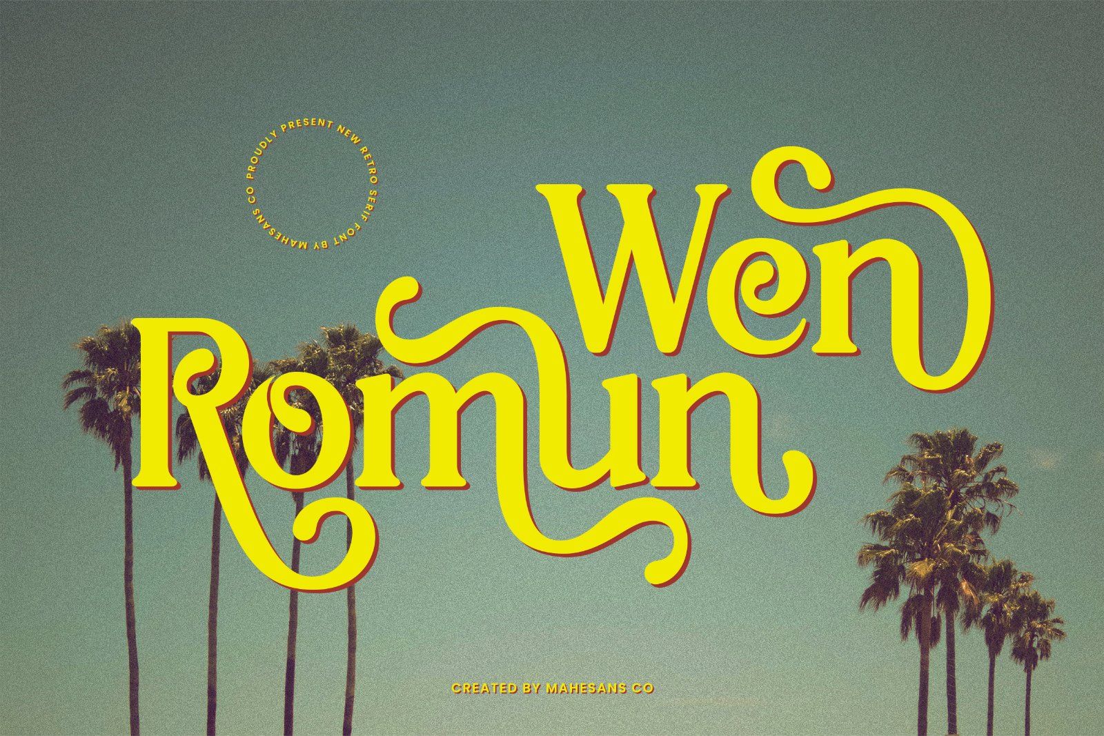 Wen Romun – Nostalgic Display Serif — image 1