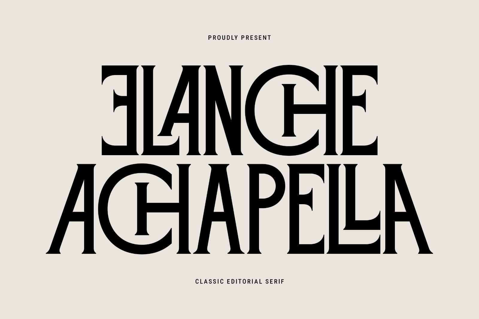 Elanche – Classic Editorial Serif — image 1