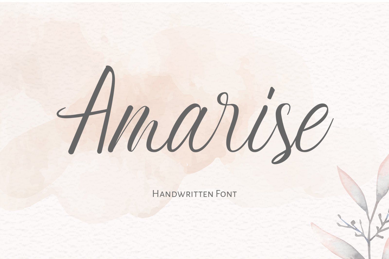 Amarise - Handwritten Font — image 1