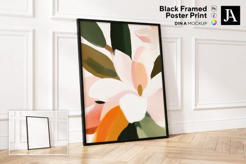 Black Framed Poster | DIN A PSD