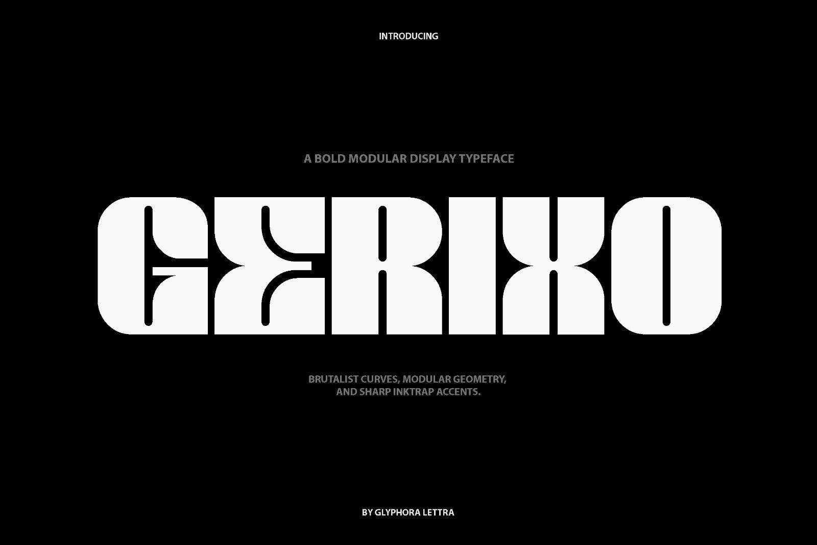 Gerixo - Bold Display Sans Serif — image 8