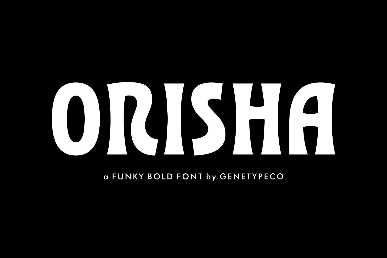 Orisha Display Font — image 1