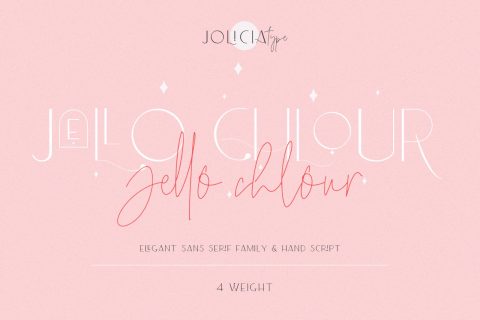 Jello Chlour | Display Font