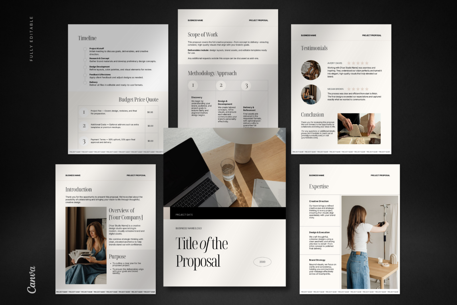 Project Proposal Canva Template — image 1