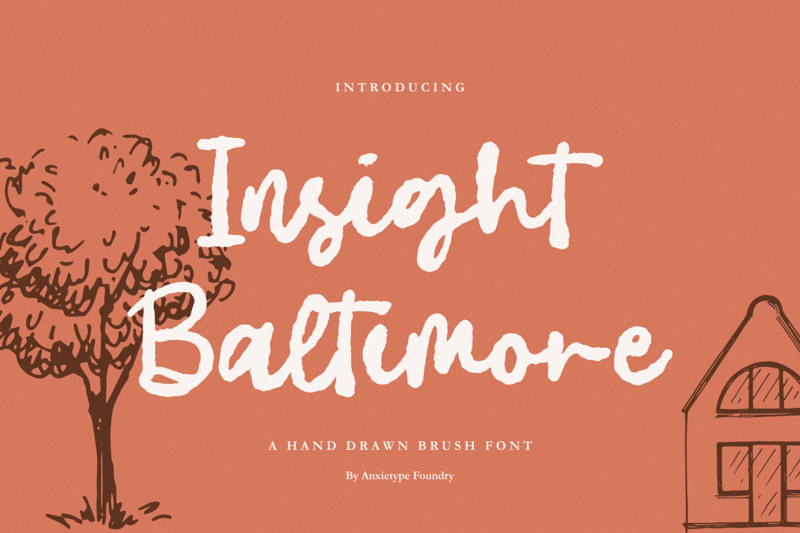 Insight Baltimore - Handbrush Font — image 1
