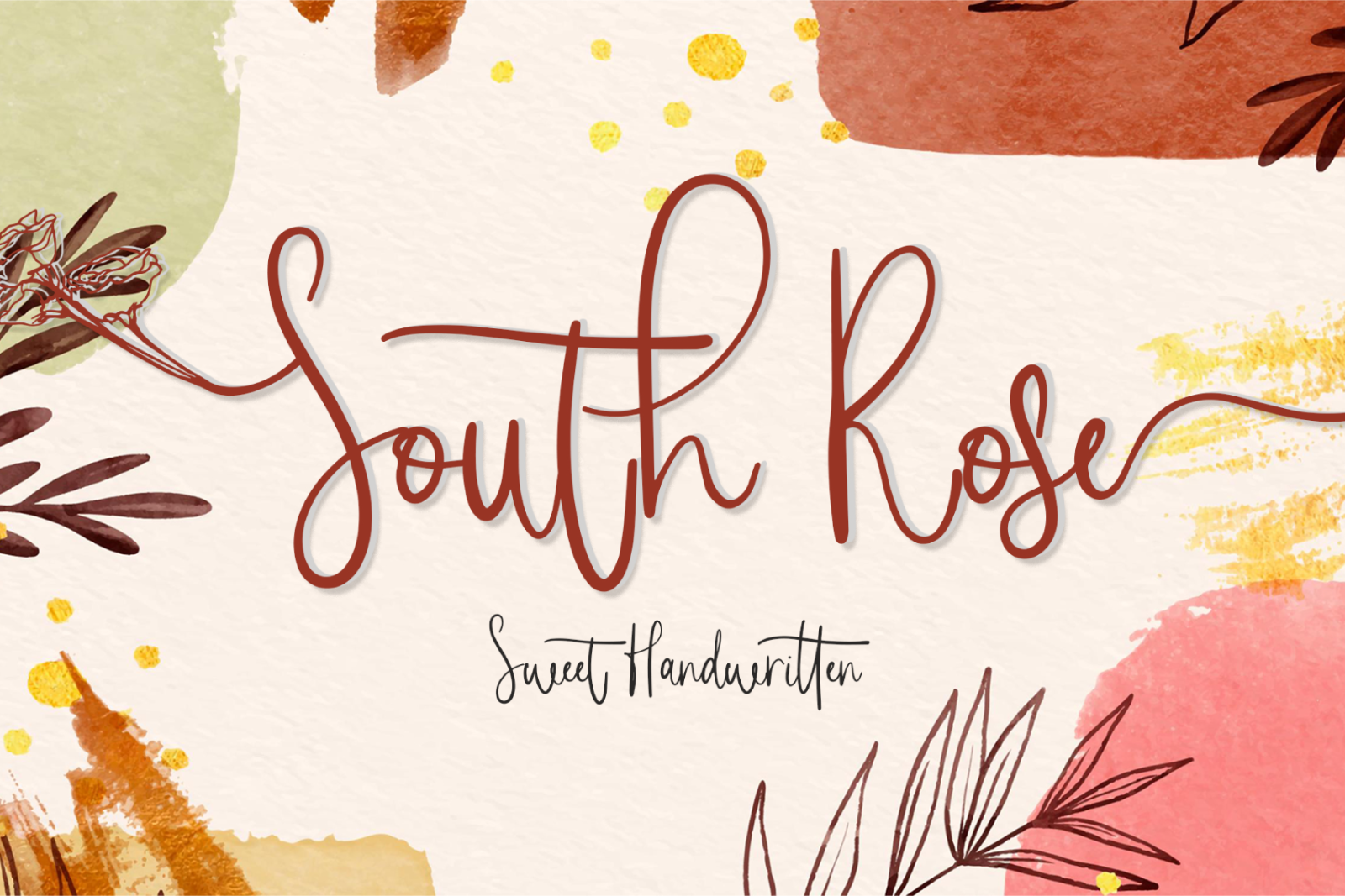 South Rose | Handwritten Font — image 1