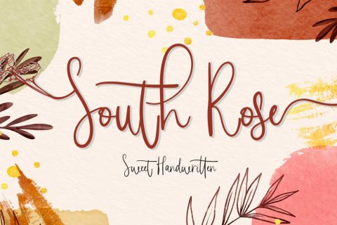 South Rose | Handwritten Font