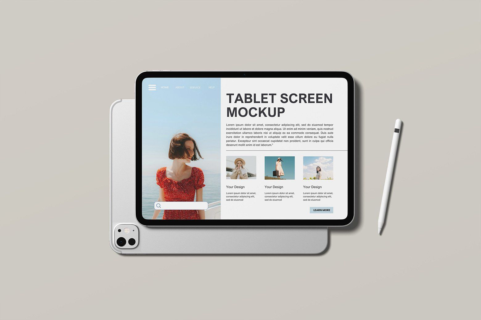 Tablet Screen Mockup — image 1