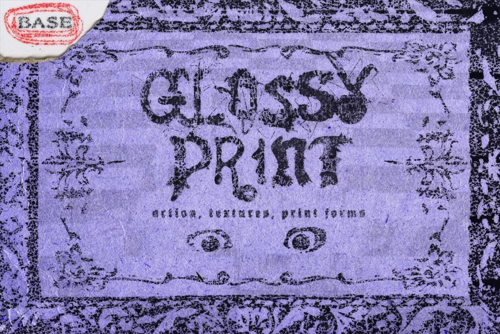 GLOSSY PRINT. Grunge action(V. base) — image 1