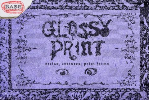 GLOSSY PRINT. Grunge action(V. base)