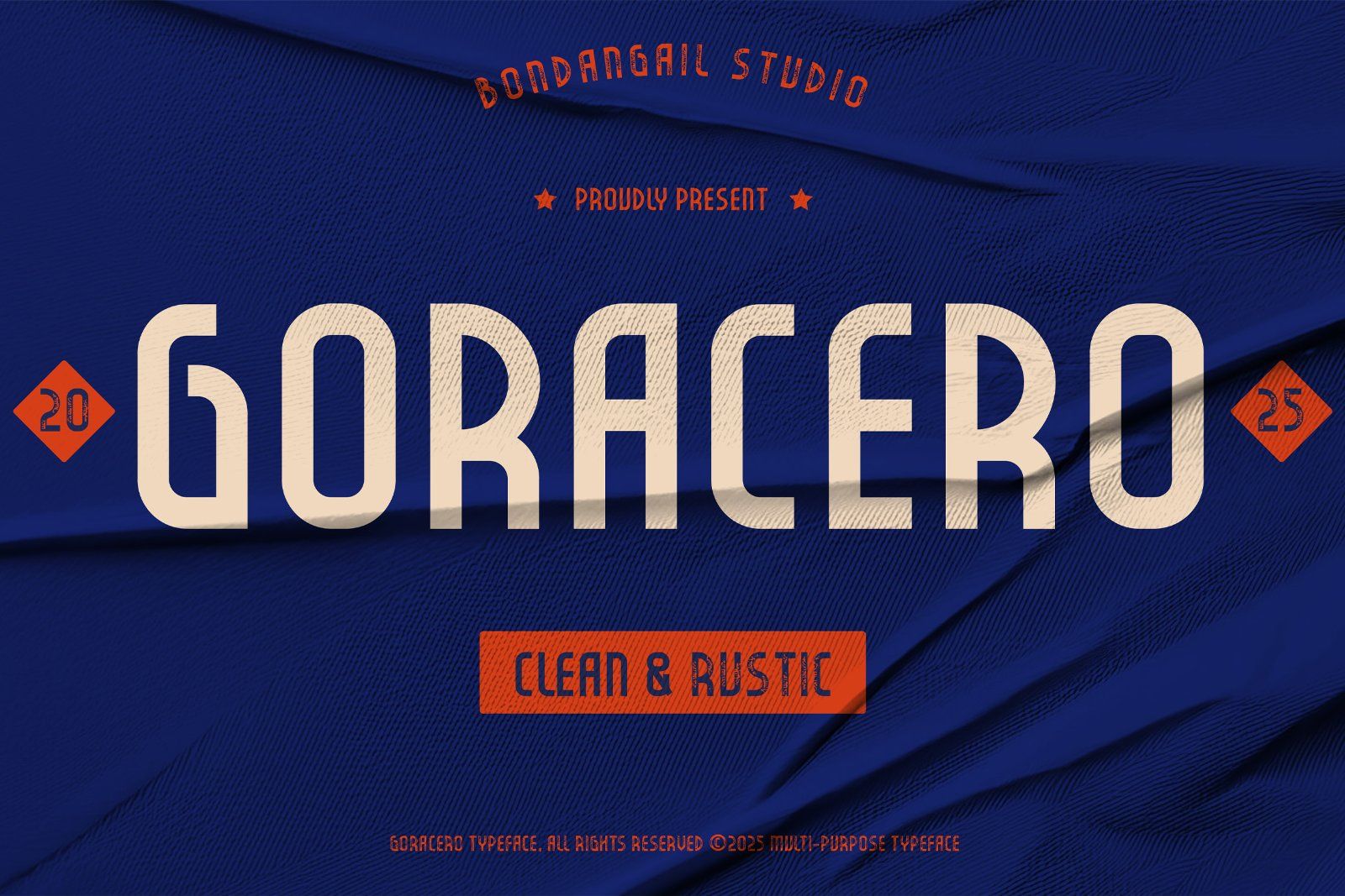 Goracero | Modern Badge Font — image 1