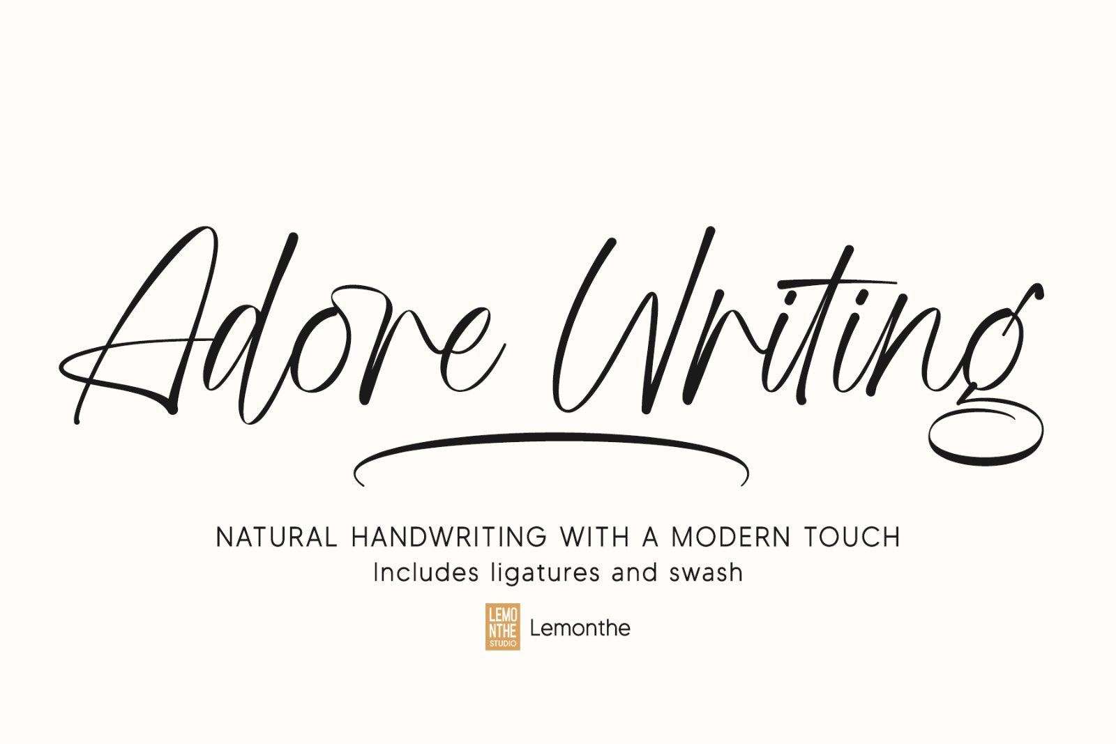 Adore Writing | Modern Script — image 1