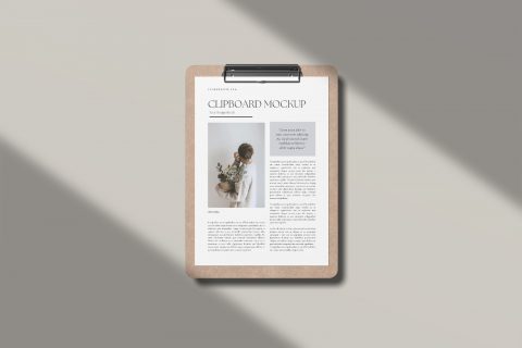 Clipboard Mockup